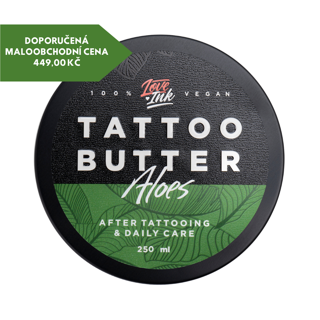 Maslo za tetoviranje z alojo 250 ml
